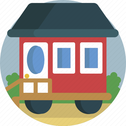 House, home, moveable home, cart icon - Download on Iconfinder