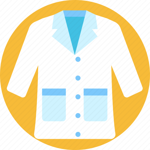 Laboratory, clothes, coat, lab, lab coat, science icon - Download on Iconfinder