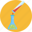 laboratory, volumetric flask, test tube, experiment, research 