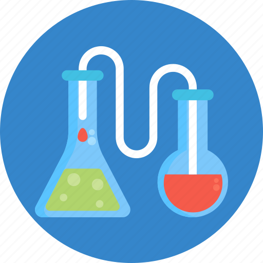 Laboratory, volumetric flask, conical flask, experiment, research, chemistry, lab icon - Download on Iconfinder