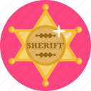 sheriff, police, law, badge