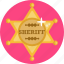 sheriff, police, law, badge 