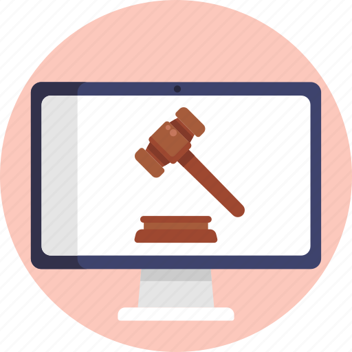 Law, order, justice, legal, hammer, court icon - Download on Iconfinder