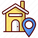 home location, location, home, house, house-location, pin, navigation, gps, location-pointer