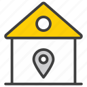 location, home, house, house-location, pin, map, navigation, gps, location-pointer, home-address