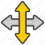 arrow, navigation, location, right, sign, arrows, left, up, map, down 