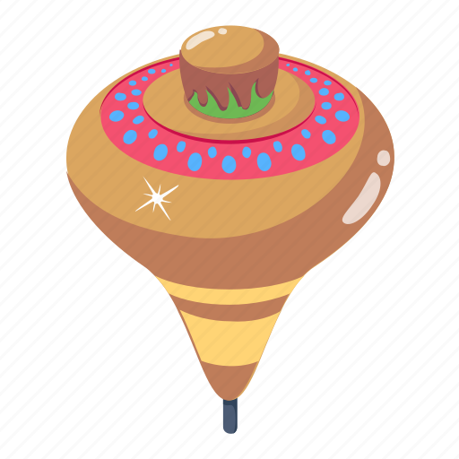 Whirligig, spinning top, toy, plaything, whipping top icon - Download on Iconfinder