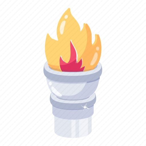 Fire torch, fire lamp, fire, olympics torch, burning torch icon - Download on Iconfinder