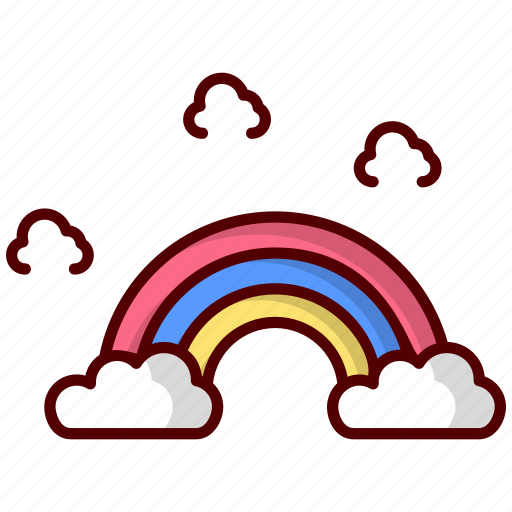 Rainbow, weather, cloud, nature, forecast, sky, colorful icon - Download on Iconfinder