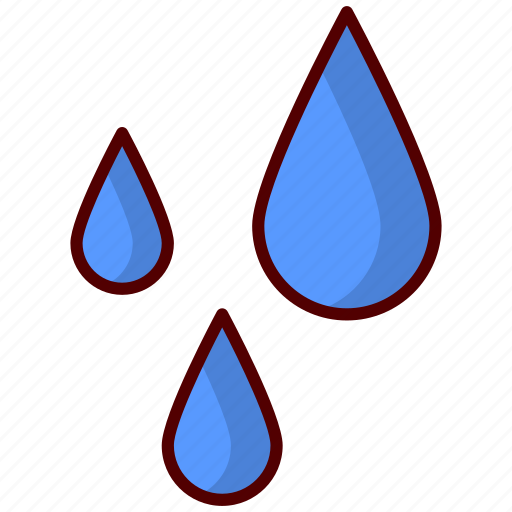 Raindrop, rain, water, drop, weather, droplet, nature icon - Download on Iconfinder