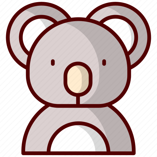 Koala, animal, zoo, wildlife, bear, pet, face icon - Download on Iconfinder