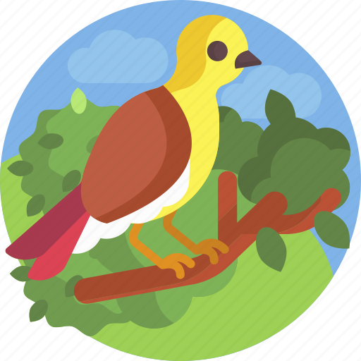 Nature, bird, parrot, tree, branch, ecology, environment icon - Download on Iconfinder