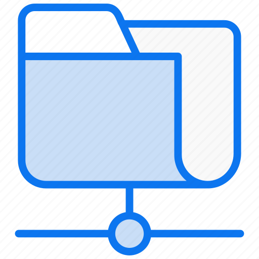 Folder, network, folder-connection, connection, folder-sharing, sharing, file icon - Download on Iconfinder