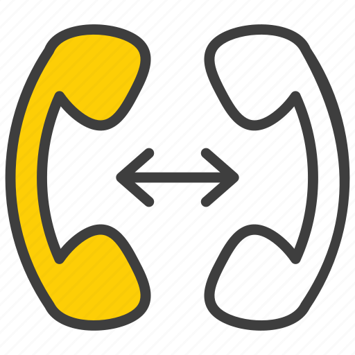 Phone, call, communication, forwarding, telephone, call-diversion, technology icon - Download on Iconfinder