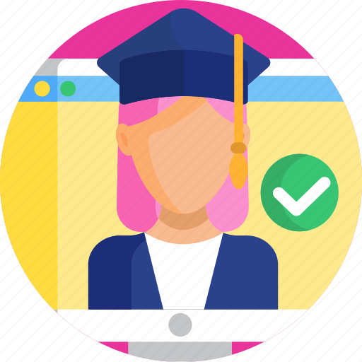 Online, education, online learning, online teaching, virtual learning, e-learning, graduate icon - Download on Iconfinder