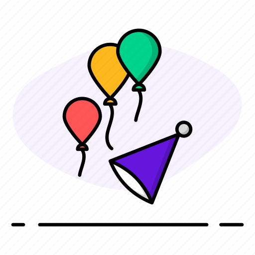 Happy birthday party, birthday celebration, birthday party, party, celebration, birthday party celebration, birthday surprise icon - Download on Iconfinder