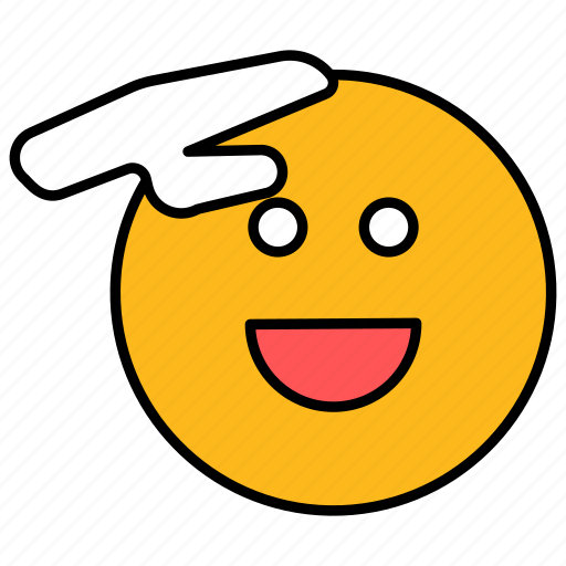 Salute, man, male, greeting, celebration, saluting, person icon - Download on Iconfinder