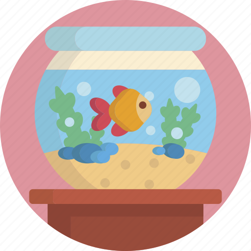 Pet, fish, aquarium, water, gold fish icon - Download on Iconfinder