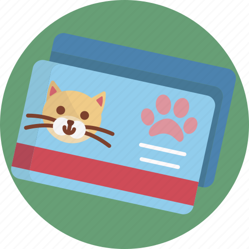 Pet, card, identification, animal icon - Download on Iconfinder