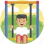 playground, swing, fun, games, childhood, boy, child 