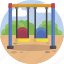 playground, chair, swing, kids, fun 