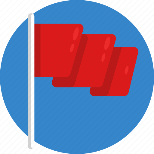 Protest, red flag, flag, strike, demonstrate icon - Download on Iconfinder