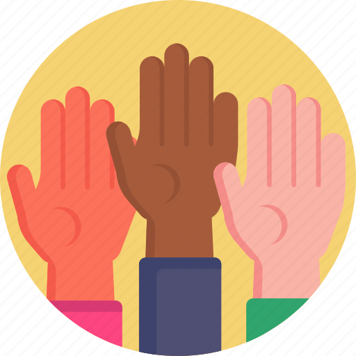 Protest, raise hand, raise hands, hand, hand and gesture icon - Download on Iconfinder