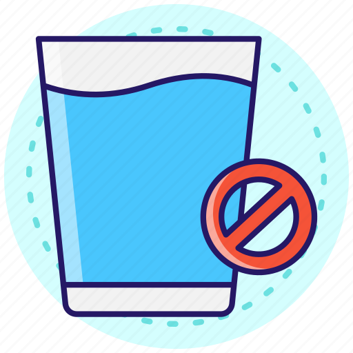 No drinks, no-alcohol, no-drinking, no-water, ramadan, no-drink, forbidden icon - Download on Iconfinder