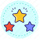 star, favorite, rating, award, like, feedback, review, badge, winner