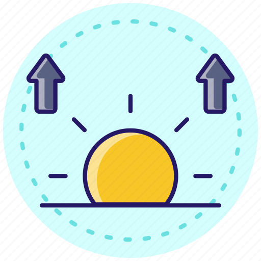 Sunrise, sunset, sun, nature, sky, weather, evening icon - Download on Iconfinder