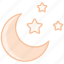 crescent moon, moon, night, ramadan, weather, islam, crescent, star, religion 