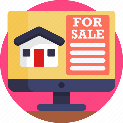 Real, estate, buy, sign, home, house icon - Download on Iconfinder