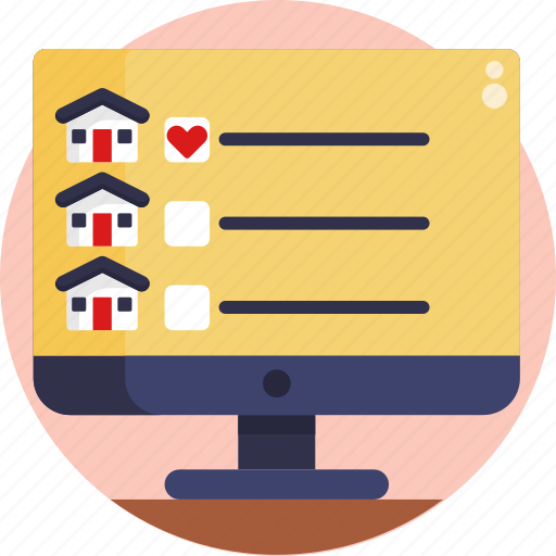 Real, estate, online, home, searching icon - Download on Iconfinder