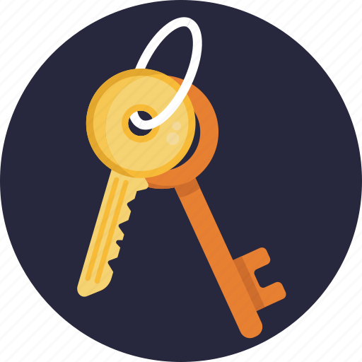Real, estate, house key icon - Download on Iconfinder