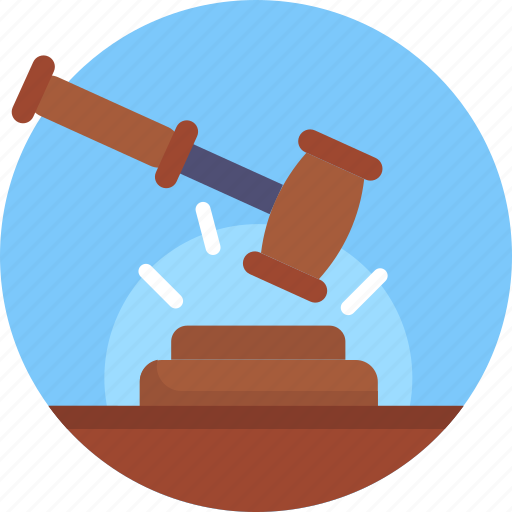 Hammer, judge, law, justice icon - Download on Iconfinder