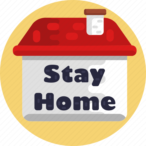 Social, distancing, stay at home, working from home icon - Download on Iconfinder