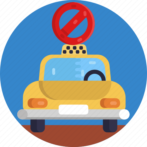 Social, distancing, no traveling, no taxi, quarantine, lockdown icon - Download on Iconfinder