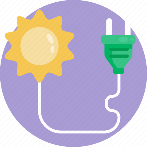 Solar, energy, charging, plug, alternative energy icon - Download on Iconfinder