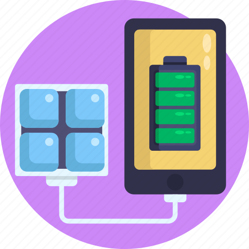 Solar, energy, solar energy, charging phone icon - Download on Iconfinder