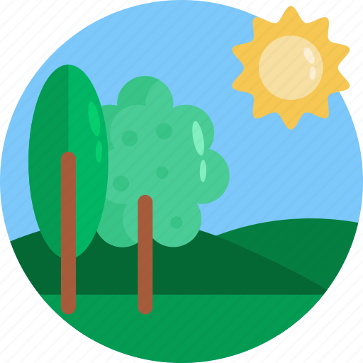 Solar, energy, nature, ecology, trees icon - Download on Iconfinder