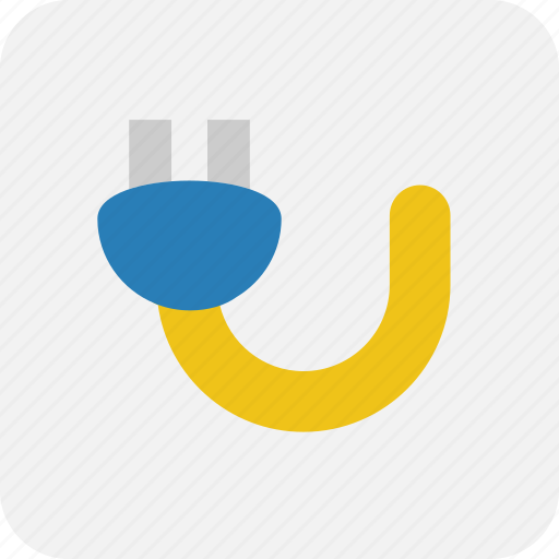 Cable, plug, power, power cable, powercable, powering icon - Download on Iconfinder
