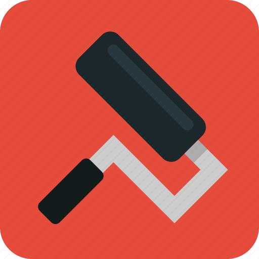 Brush, paint, paint brush, paint roller, paintroller, roller icon - Download on Iconfinder
