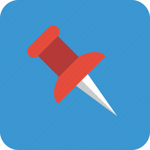 Pin, pushpin icon - Download on Iconfinder on Iconfinder