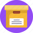 storage, box, archive, file, packaging, documents