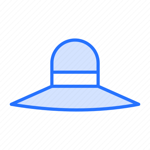 Summer hat, headwear, beach-hat, cap, floppy-hat, fashion, cowboy-hat icon - Download on Iconfinder