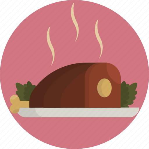 Thanksgiving, meat, steak, meal, food, restaurant icon - Download on Iconfinder