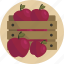 thanksgiving, apple fruits, fruit, crate, fruits 