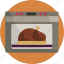 thanksgiving, oven, chicken, turkey, food, kitchen 