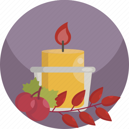 Thanksgiving, candle, decoration, celebration, holiday icon - Download on Iconfinder