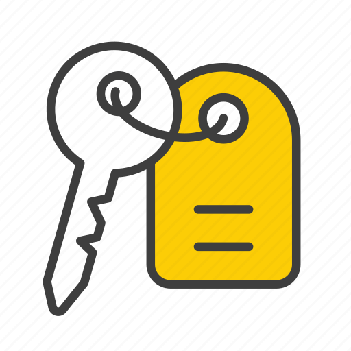 Key, security, hotel-key, hotel, door-key, lock-key, lock icon - Download on Iconfinder
